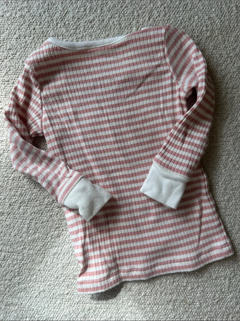 MORI Baby Pink & White Striped Set
